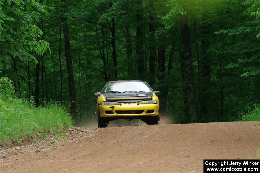 Eli Goethel / Max Sutton Mitsubishi Eclipse on SS1, Camp 3 North.