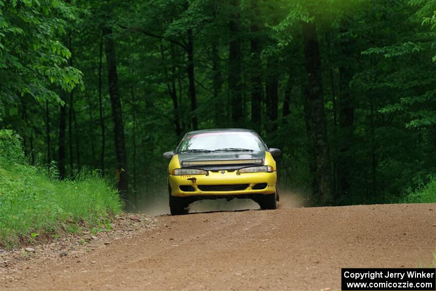 Eli Goethel / Max Sutton Mitsubishi Eclipse on SS1, Camp 3 North.
