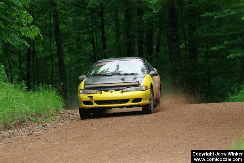 Eli Goethel / Max Sutton Mitsubishi Eclipse on SS1, Camp 3 North.