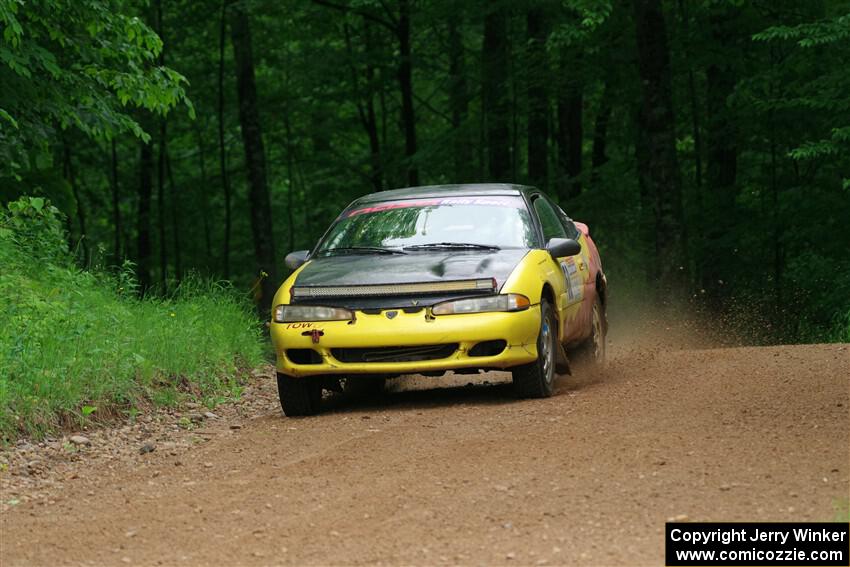 Eli Goethel / Max Sutton Mitsubishi Eclipse on SS1, Camp 3 North.