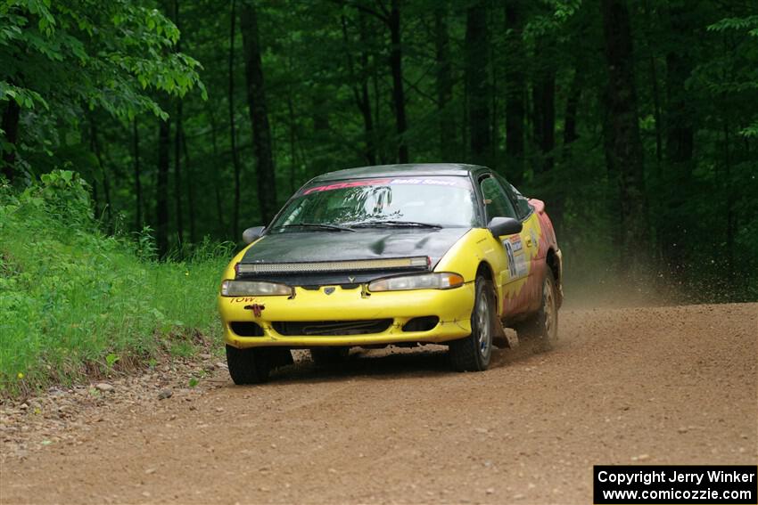 Eli Goethel / Max Sutton Mitsubishi Eclipse on SS1, Camp 3 North.