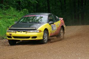 Eli Goethel / Max Sutton Mitsubishi Eclipse on SS1, Camp 3 North.