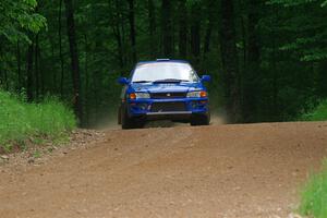 Connor Himes / Elliot Prusi Subaru Impreza on SS1, Camp 3 North.