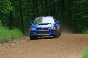 Connor Himes / Elliot Prusi Subaru Impreza on SS1, Camp 3 North.