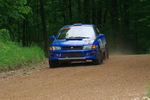 Connor Himes / Elliot Prusi Subaru Impreza on SS1, Camp 3 North.