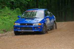 Connor Himes / Elliot Prusi Subaru Impreza on SS1, Camp 3 North.
