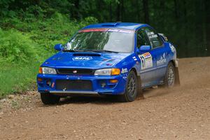 Connor Himes / Elliot Prusi Subaru Impreza on SS1, Camp 3 North.