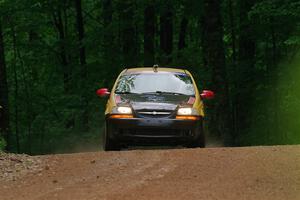 James Walker / Yannis Burnell Chevy Aveo on SS1, Camp 3 North.