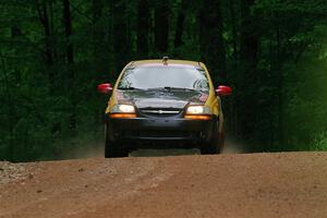 James Walker / Yannis Burnell Chevy Aveo on SS1, Camp 3 North.