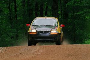 James Walker / Yannis Burnell Chevy Aveo on SS1, Camp 3 North.