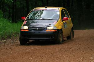 James Walker / Yannis Burnell Chevy Aveo on SS1, Camp 3 North.