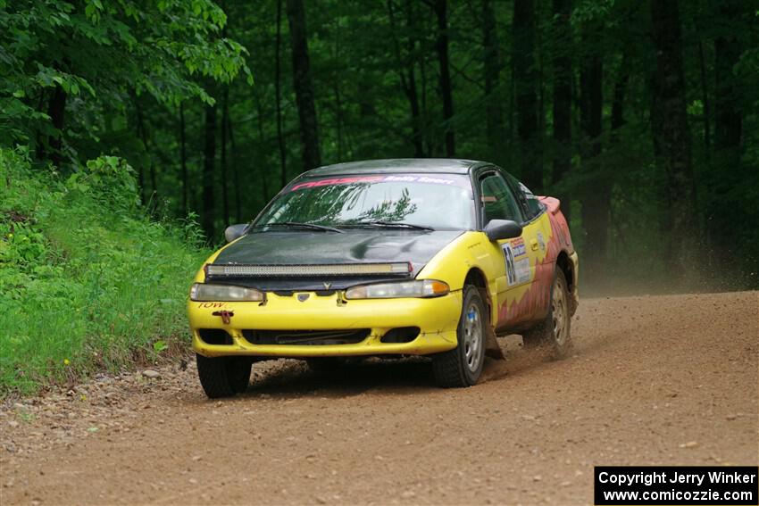 Eli Goethel / Max Sutton Mitsubishi Eclipse on SS1, Camp 3 North.