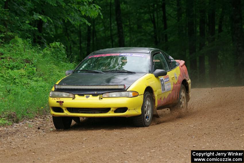 Eli Goethel / Max Sutton Mitsubishi Eclipse on SS1, Camp 3 North.