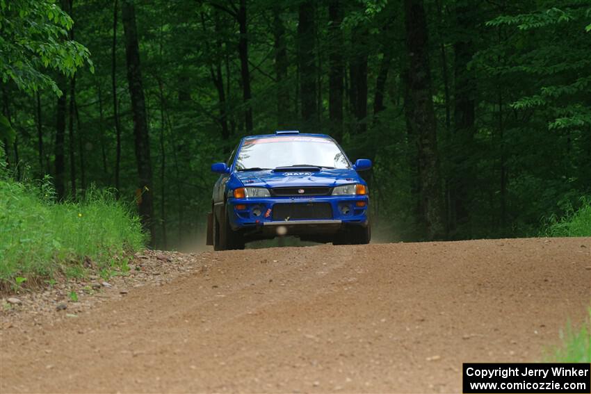 Connor Himes / Elliot Prusi Subaru Impreza on SS1, Camp 3 North.