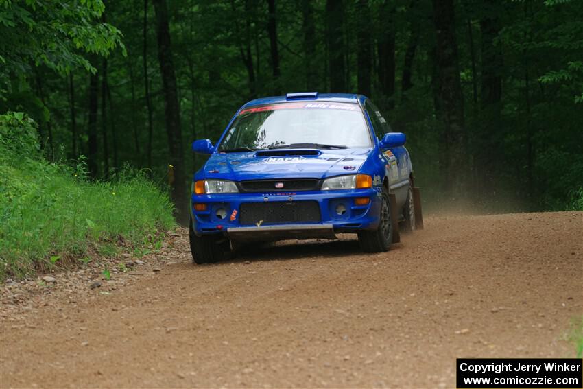 Connor Himes / Elliot Prusi Subaru Impreza on SS1, Camp 3 North.