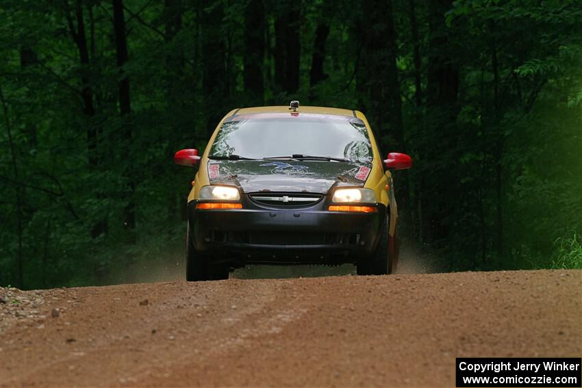 James Walker / Yannis Burnell Chevy Aveo on SS1, Camp 3 North.
