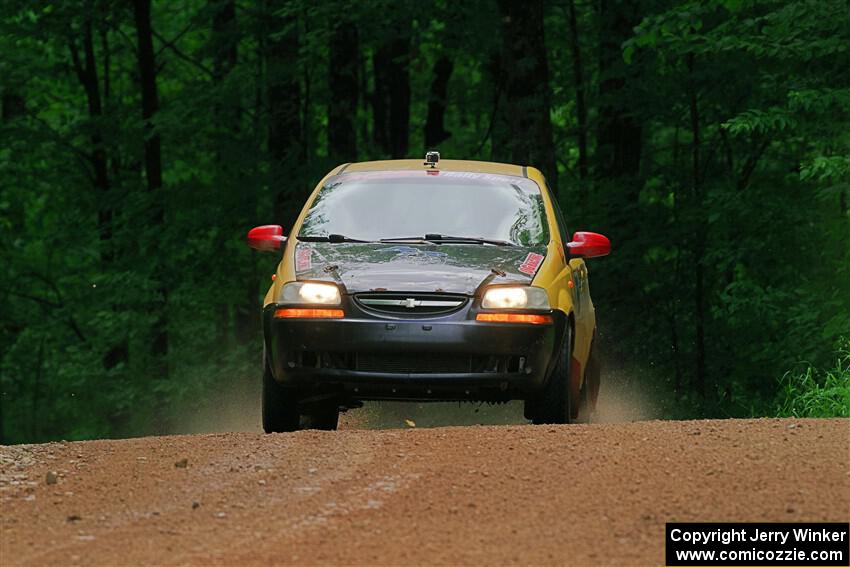 James Walker / Yannis Burnell Chevy Aveo on SS1, Camp 3 North.