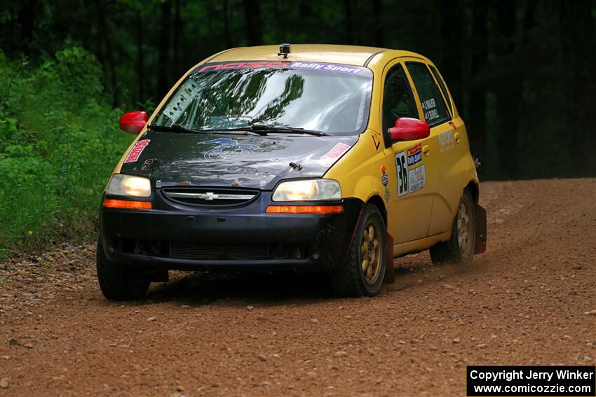 James Walker / Yannis Burnell Chevy Aveo on SS1, Camp 3 North.