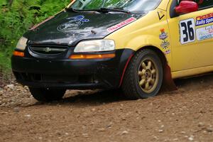 James Walker / Yannis Burnell Chevy Aveo on SS1, Camp 3 North.
