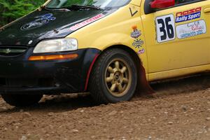James Walker / Yannis Burnell Chevy Aveo on SS1, Camp 3 North.