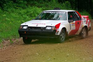 Eric Anderson / Taylor Haelterman Toyota Celica GTS on SS1, Camp 3 North.