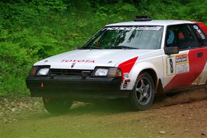 Eric Anderson / Taylor Haelterman Toyota Celica GTS on SS1, Camp 3 North.