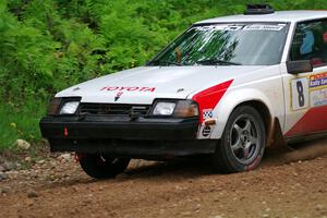Eric Anderson / Taylor Haelterman Toyota Celica GTS on SS1, Camp 3 North.