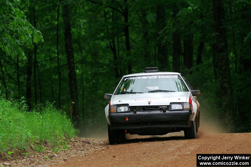 Eric Anderson / Taylor Haelterman Toyota Celica GTS on SS1, Camp 3 North.