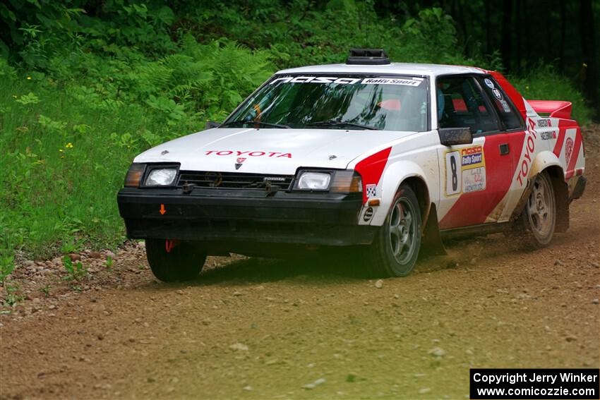 Eric Anderson / Taylor Haelterman Toyota Celica GTS on SS1, Camp 3 North.