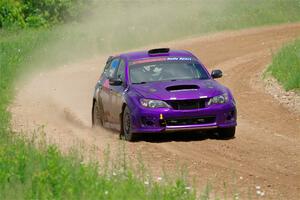 Silas Himes / Rubin Hatfield Subaru WRX STi on SS2, Skunk Creek.