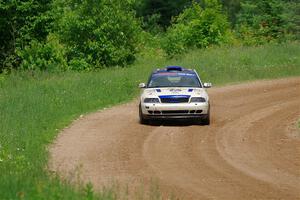 Tim Michel / Alex Ferencz Audi A4 Quattro on SS2, Skunk Creek.