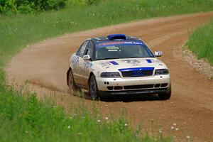 Tim Michel / Alex Ferencz Audi A4 Quattro on SS2, Skunk Creek.
