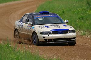 Tim Michel / Alex Ferencz Audi A4 Quattro on SS2, Skunk Creek.