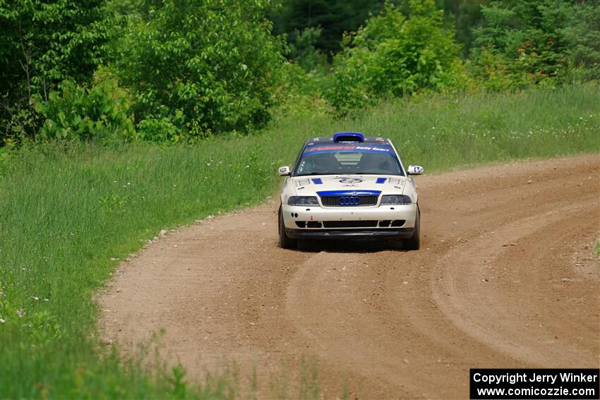 Tim Michel / Alex Ferencz Audi A4 Quattro on SS2, Skunk Creek.