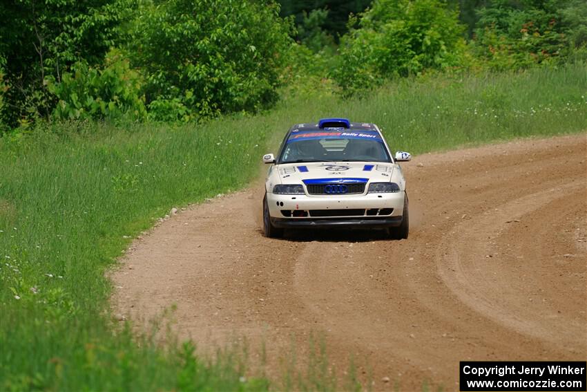 Tim Michel / Alex Ferencz Audi A4 Quattro on SS2, Skunk Creek.
