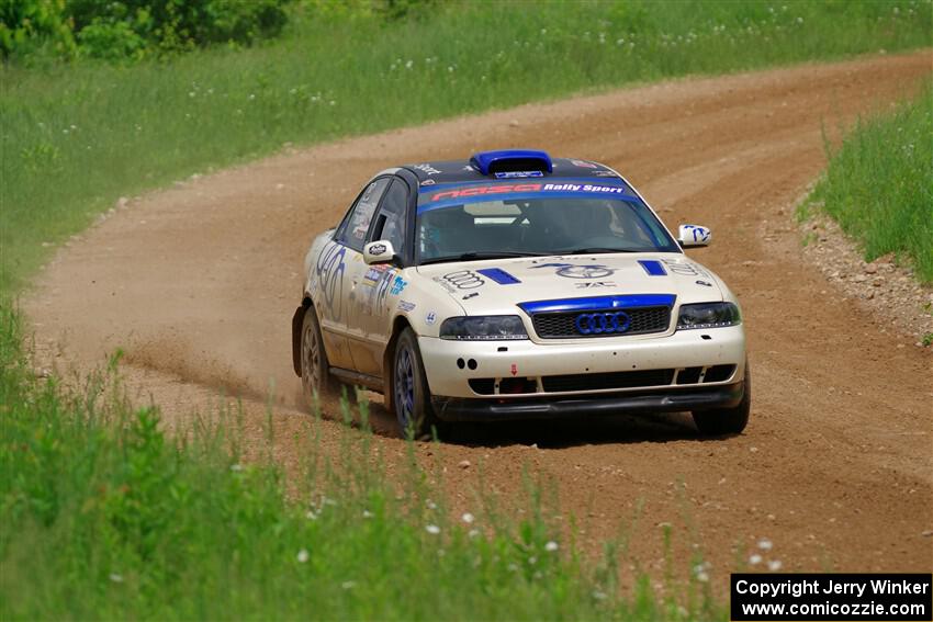Tim Michel / Alex Ferencz Audi A4 Quattro on SS2, Skunk Creek.