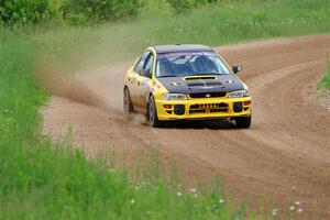 Steve Gingras / Joe Boburka Subaru Impreza on SS2, Skunk Creek.