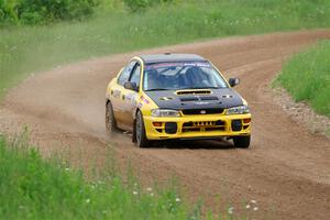 Steve Gingras / Joe Boburka Subaru Impreza on SS2, Skunk Creek.
