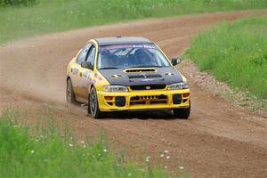Steve Gingras / Joe Boburka Subaru Impreza on SS2, Skunk Creek.