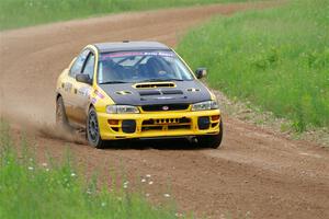 Steve Gingras / Joe Boburka Subaru Impreza on SS2, Skunk Creek.