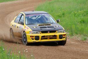 Steve Gingras / Joe Boburka Subaru Impreza on SS2, Skunk Creek.