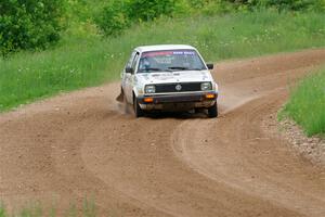 Adam VanDamme / Morgan Engle VW Golf on SS2, Skunk Creek.