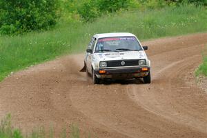Adam VanDamme / Morgan Engle VW Golf on SS2, Skunk Creek.