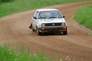Adam VanDamme / Morgan Engle VW Golf on SS2, Skunk Creek.