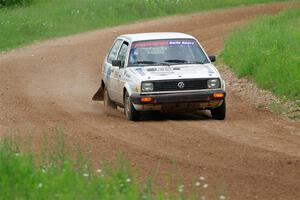 Adam VanDamme / Morgan Engle VW Golf on SS2, Skunk Creek.