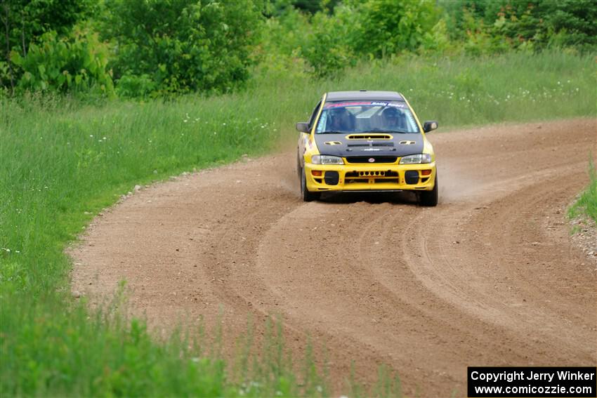 Steve Gingras / Joe Boburka Subaru Impreza on SS2, Skunk Creek.