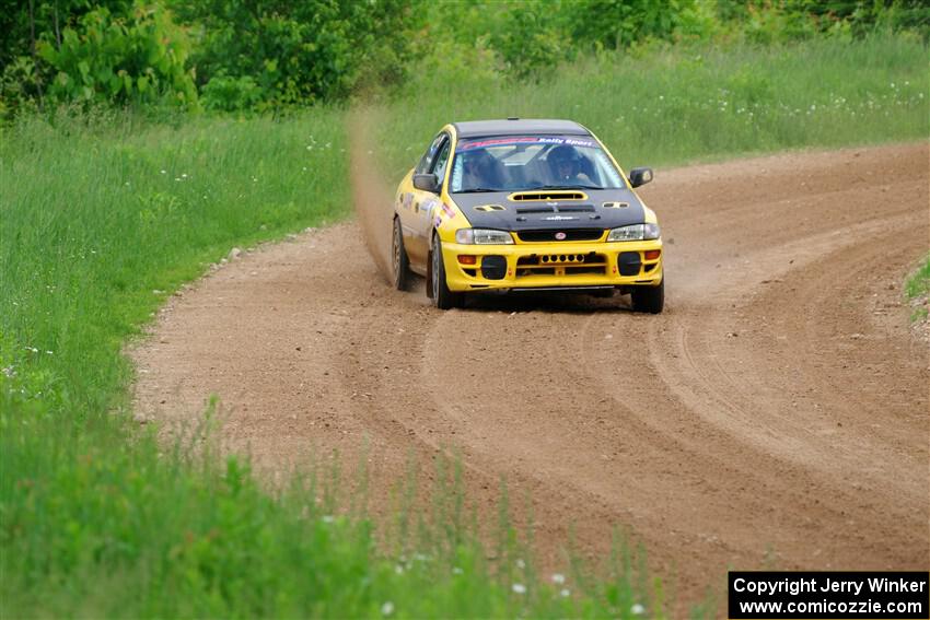 Steve Gingras / Joe Boburka Subaru Impreza on SS2, Skunk Creek.