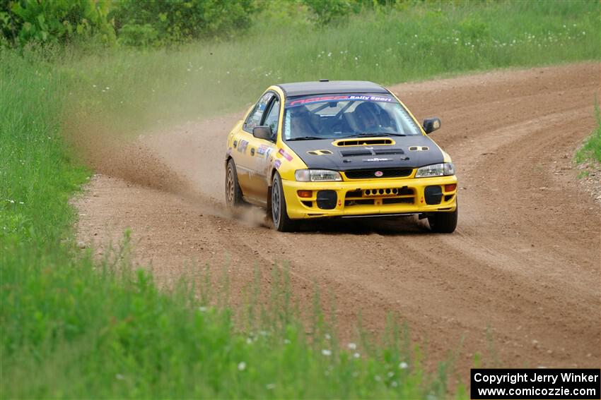Steve Gingras / Joe Boburka Subaru Impreza on SS2, Skunk Creek.
