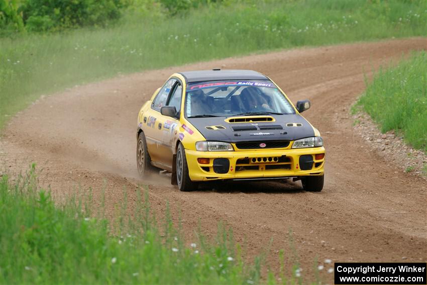 Steve Gingras / Joe Boburka Subaru Impreza on SS2, Skunk Creek.