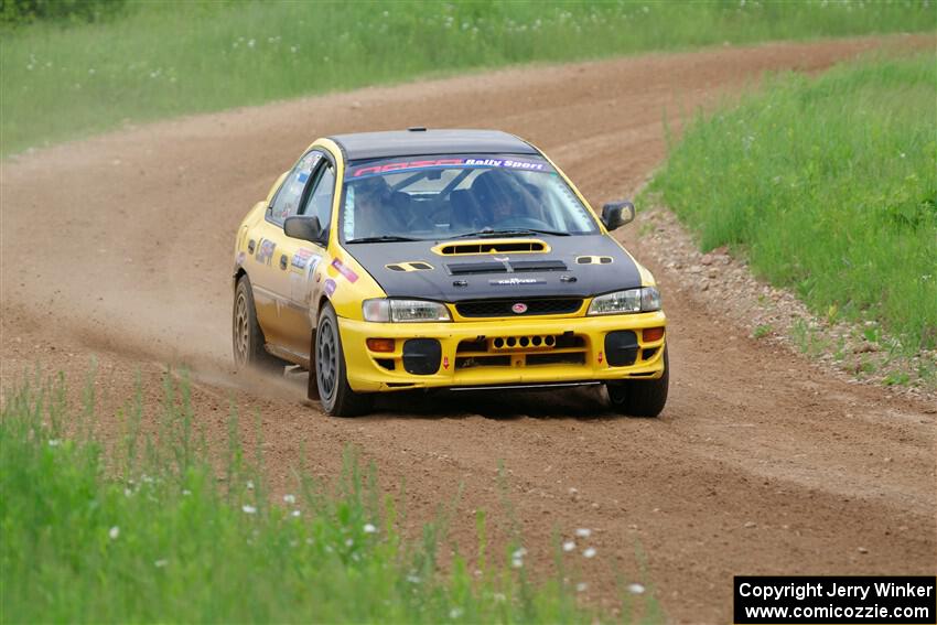 Steve Gingras / Joe Boburka Subaru Impreza on SS2, Skunk Creek.
